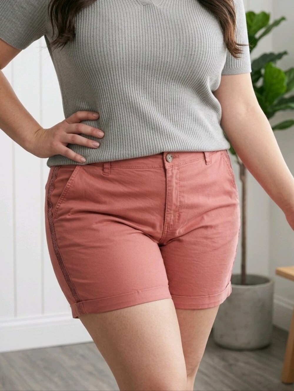 new directions Ginger Root Women’s Casual Shorts